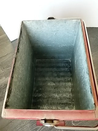 Item #52 — VINTAGE Coca-Cola Metal Cooler, 21 by 18 by 13 inch photo 6 of 7