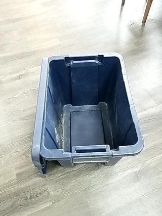 Item #71 — PLASTIC Storage Tote with Lid photo 3 of 3