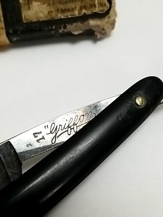 Item #24 — Vintage German Griffon XX Straight Razor photo 2 of 6