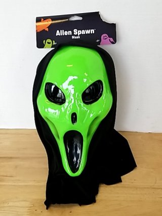 Item #100 — New Alien Spawn Glow-in-Dark Mask