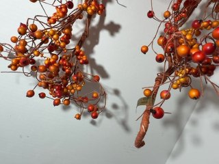 Item #296 — Autumn Berry Wreath 5 ft photo 3 of 4