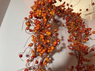 Item #297 — Autumn Berry Wreath, 5 ft photo 2 of 4