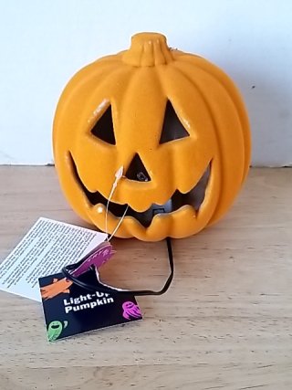 Item #125 — Light-Up Jack-o'-Lantern 5 inch tall
