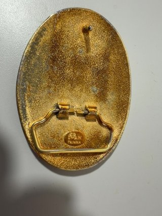 Item #290 — Patriotic belt buckle, 3.5 x 2.5 photo 3 of 4