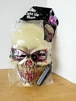 Item #112 — New Light Up Skull Mask photo 1 of 2