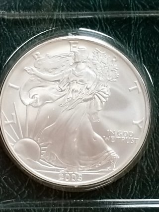 Item #63 — 2005 Silver American Eagle Coin photo 2 of 3