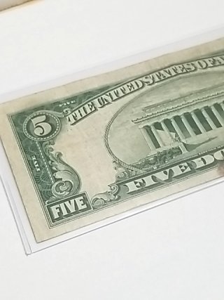 Item #29 — Series 1934 C $5 Silver Certificate Note photo 5 of 6