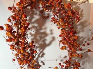 Item #295 — Fall Berry Wreath 5ft photo 2 of 4
