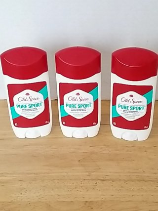 Item #97 — New Old Spice Pure Sport Deodorant 3-Pack