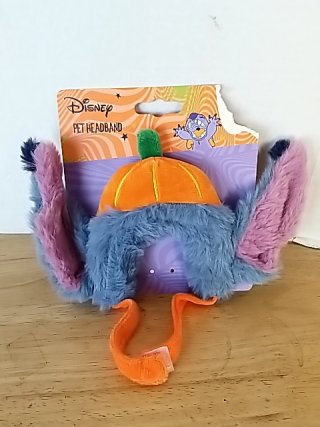 Item #167 — Disney Stitch Pumpkin Pet Headband