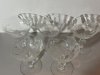 Item #111 — Vintage Waverly Heisey Rose pattern crystal sherbet glasses, 5 total photo 5 of 6