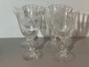 Item #103 — Vintage Waverly Heisey Rose Pattern crystal goblets, 4 total photo 1 of 5