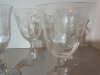 Item #104 — Vintage Waverly Heisey Rose Pattern crystal goblets, 4 total photo 2 of 5