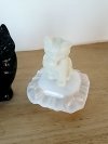 Item #272 — Vintage Cat Figurines,  Avon, one missing eye photo 2 of 5