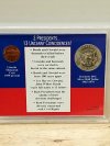 Item #82 — Lincoln Kennedy Coin Set, 40% silver half dollar, penny, COA photo 5 of 9