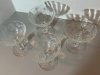 Item #110 — Vintage Waverly Heisey Rose pattern crystal sherbet glasses, 4 total photo 4 of 5