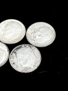 Item #132 — 6 Silver Roosevelt Dimes photo 2 of 4