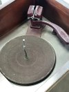 Item #168 — AIRLINE record/radio, get power, sells as is, 26 by 24 by 16 inch photo 4 of 6