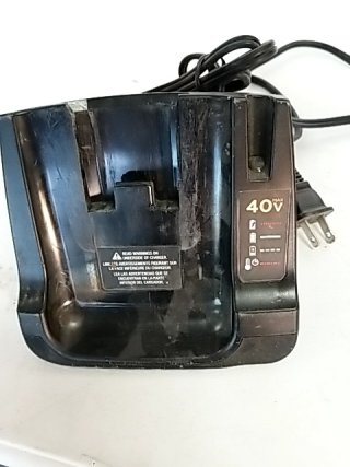 Item #158 — BLACK & Decker Weed Trimmer, charger, battery photo 3 of 4