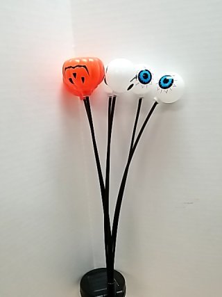 Item #31 — New Eyeball Solar Garden Lights Approx 24 inch tall photo 3 of 3