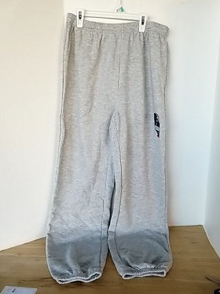 Item #290 — New Gray Sweatpants with Elastic Waistband Mens small photo 1 of 2