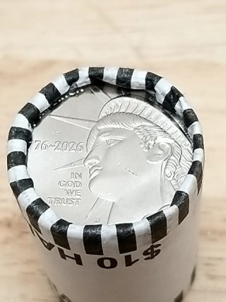 Item #69 — 1976-2026 Bicentennial Half Dollar $10 roll photo 2 of 3