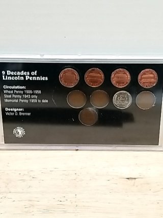 Item #57 — 9 Decades of Lincoln Pennies Set photo 4 of 5