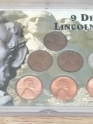 Item #57 — 9 Decades of Lincoln Pennies Set photo 3 of 5