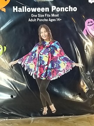 Item #293 — New Halloween Poncho