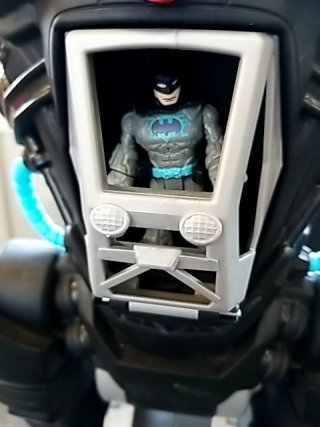 Item #157 — BATMAN toy, sounds, lights,  26 inch tall photo 6 of 6