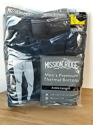 Item #259 — New Mission Ridge Men's Thermal Bottoms Mens xl