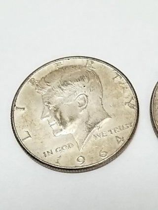 Item #16 — 1964 Kennedy Half Dollars, 90% Silver photo 3 of 4