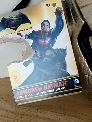 Item #301 — New Armored Batman Mask with Tag photo 2 of 2