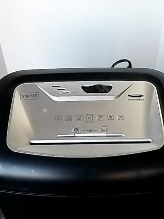 Item #182 — STAPLES Paper Shredder, 15 inch wide photo 2 of 5