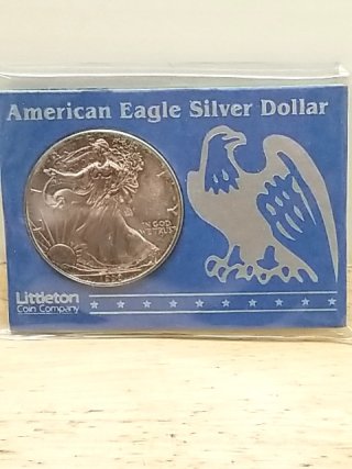Item #112 — 1996 American Eagle Silver Dollar photo 1 of 2