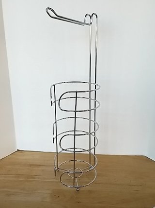 Item #203 — New Chrome Spiral Paper Towel Holder 22 inches tall photo 1 of 2