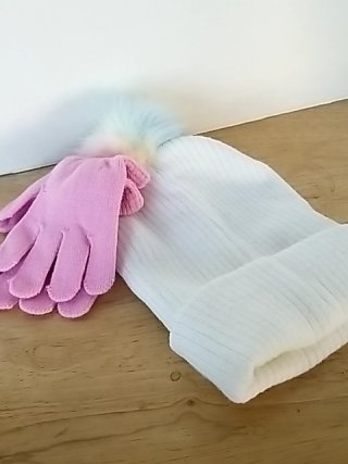 Item #297 — New Unicorn Hat & Gloves Set photo 2 of 2
