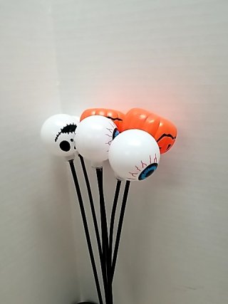 Item #88 — New Solar Eyeball Garden Lights 24 inch tall photo 2 of 3