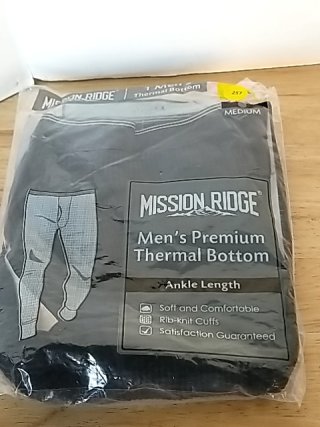 Item #257 — New Mission Ridge Men's Thermal Bottoms Mens medium