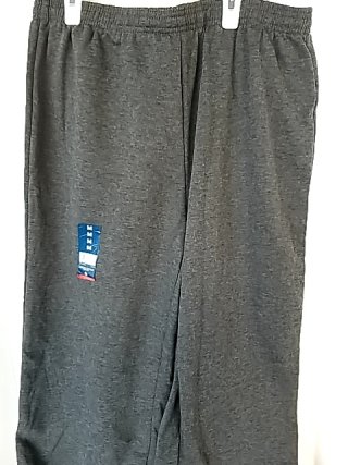 Item #236 — New Fleece Sweatpants Mens medium, gray photo 2 of 2