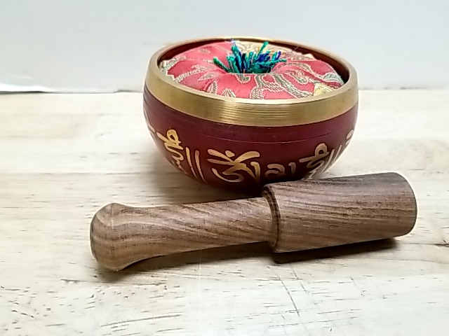 Item #185 — Singing Bowl with Wooden Mallet photo 1 of 3