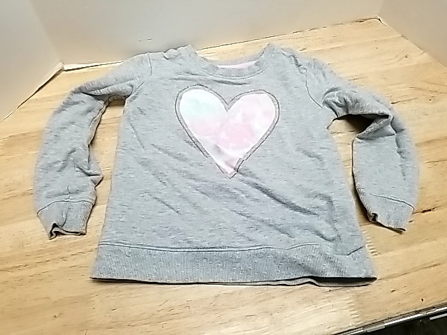 Item #351 — New Gray Heart Sweatshirt 3T photo 1 of 3