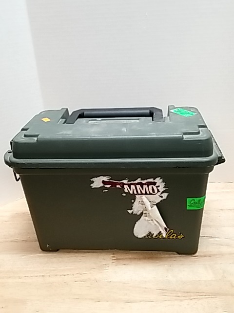 Item #81 — Ammo Can  Approx 14 by 10 by 8 inch photo 1 of 3