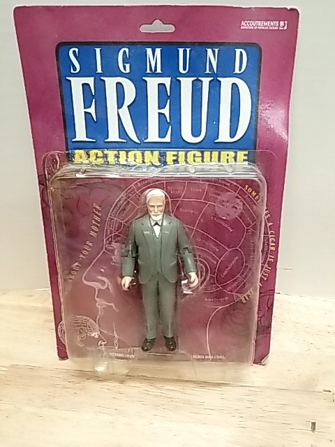 Item #36 — Sigmund Freud Action Figure, Figure itself stands 5 inch tall photo 1 of 3