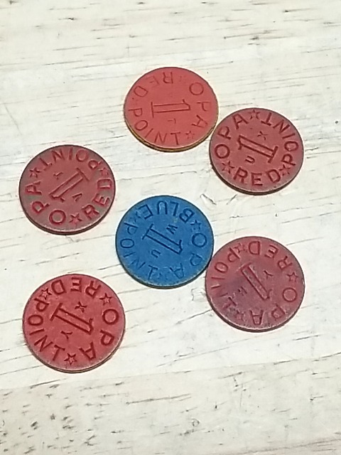 Item #167 — Vintage OPA Red Point Tokens