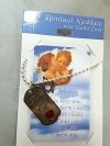 Item #490 — New Angel Necklace with Dog Tag