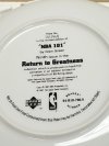 Item #110 — Michael Jordan NBA 101 Plate MIB, COA, 1996 photo 3 of 3