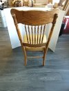 Item #3 — VINTAGE Oak Dining Chair 40 inch tall photo 4 of 6