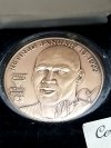 Item #63 — Michael Jordan Bronze Medallion, numbered, COA, 1.5 inch photo 2 of 4