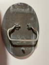 Item #512 — NRA belt buckle, 3.5 x 2.5 photo 2 of 2
